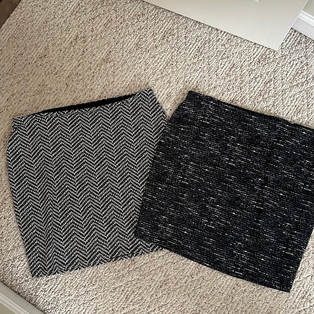 Lot of 2 Old Navy Large TALL pencil mini skirts